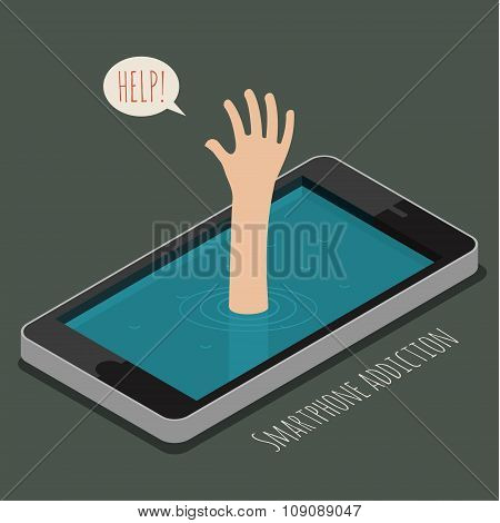 Concept of smartphone addiction