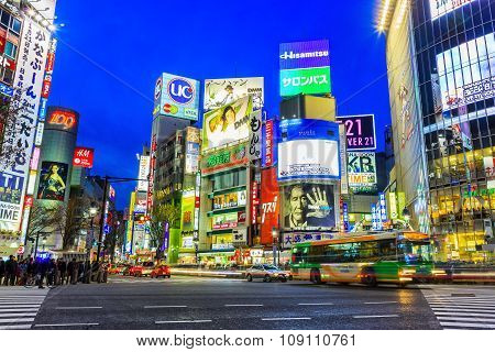 Shibuya, Tokyo, Japan.