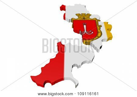 3D model of Ukraine