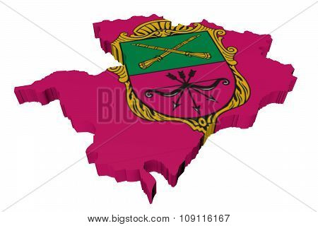 3D model of Ukraine