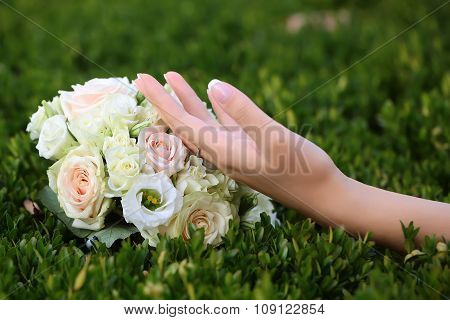 Wedding Bouquet Outdoor