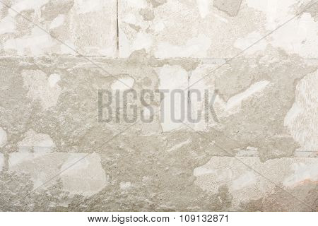 Texture of old grey airbrick wall.