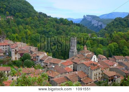 Rupit i Catalonien, Spanien