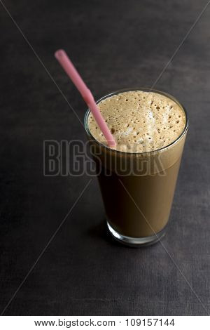 Refreshing Cold Frappe Coffee
