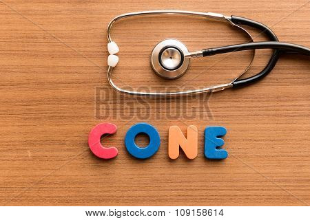 Cone Colorful Word