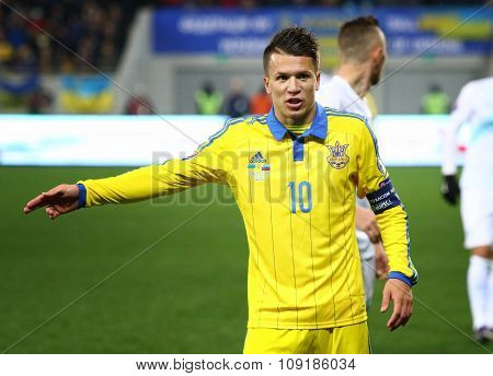 Yevhen Konoplyanka Of Ukraine