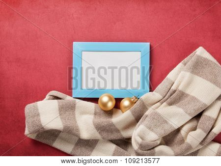 Scarf And Photo Frame