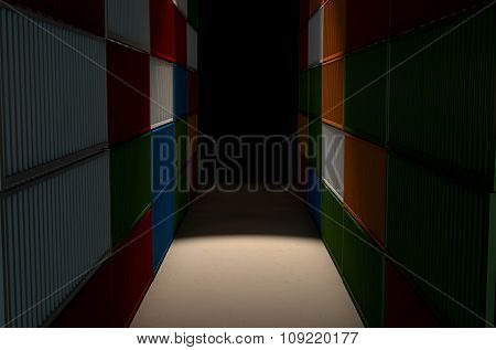 Shipping Container Corriidor