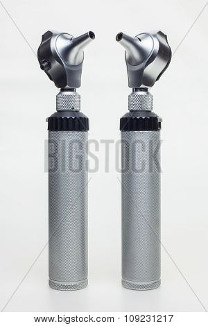 Otoscope with handle
