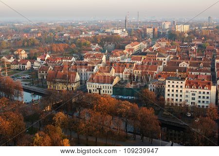 Autumn in Old Town of Klaipeda, Lithuania