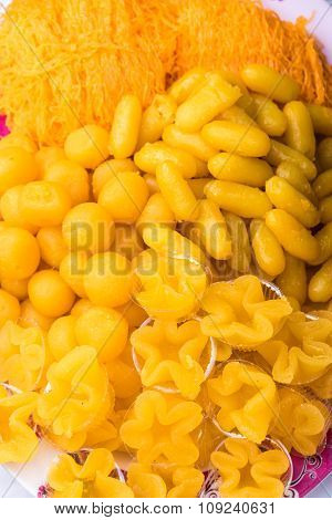 Foi Thong (sweet Shredded Egg Yolk), Sweets Thailand