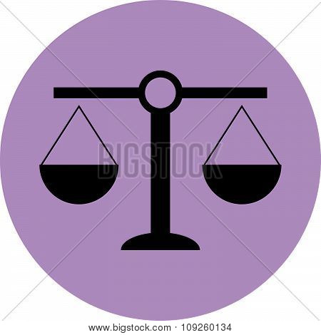 Scale icon balance