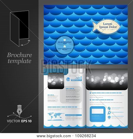 Sea Brochure Template Design