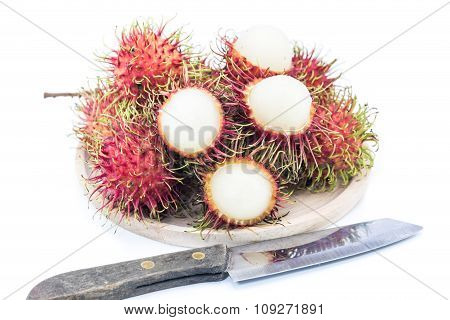 Asian Fruit Rambutan  Or  Negrito