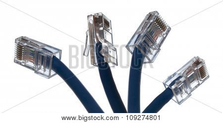 Four lan cables - Data cariers