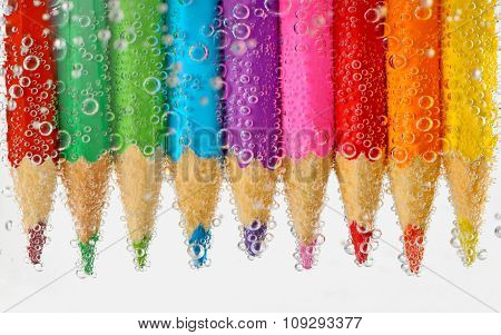 Pencils In Water