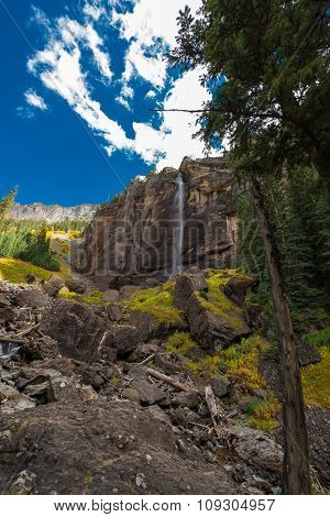 Bridal Veil Falls Telluride Colorado Usa
