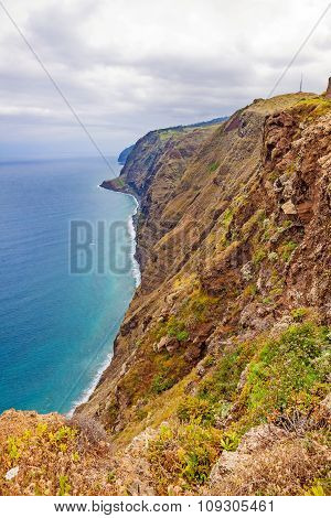 Madeira, Ponta Do Pargo - Vibrant Cliff Coast
