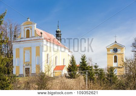 Saint Havel church in Tuhan, Czech Republic