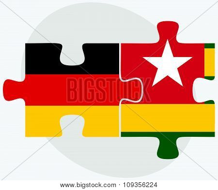 Germany And Togo Flags