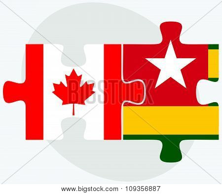 United Kingdom And Togo Flags