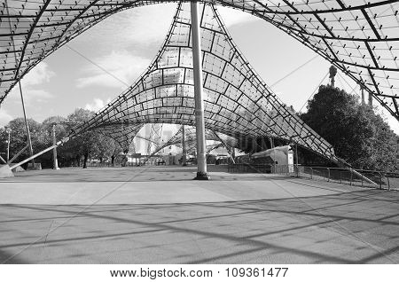 Entrance To The Stadium Of The Olympiapark.