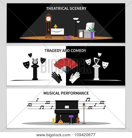 Theatre Banners Set