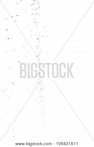 Abstract Splashes And Drops Of Water On A White Background.