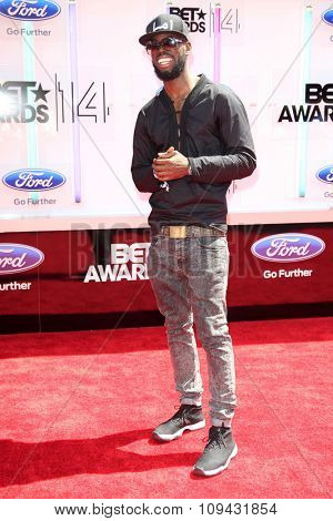 LOS ANGELES - JUN 29:  Ghetts at the 2014 BET Awards - Arrivals at the Nokia Theater at LA Live on June 29, 2014 in Los Angeles, CA