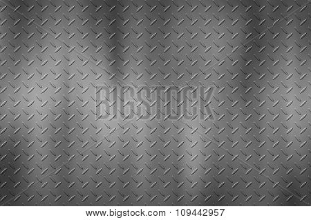 Seamless Black Metal Background.