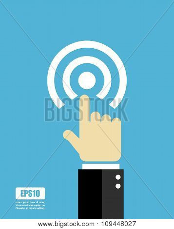 Press button icon