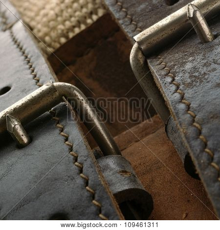 leather belt-detail