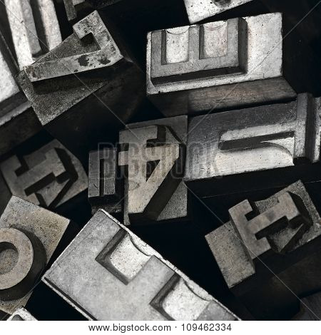 lead letters typeset