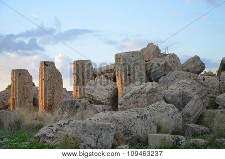 Greek temple in Selinunte