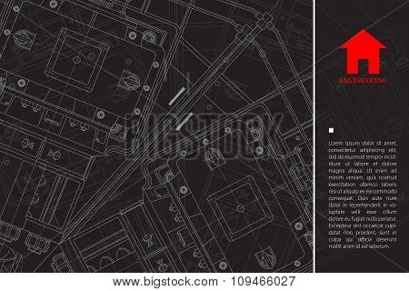 Vector architect background