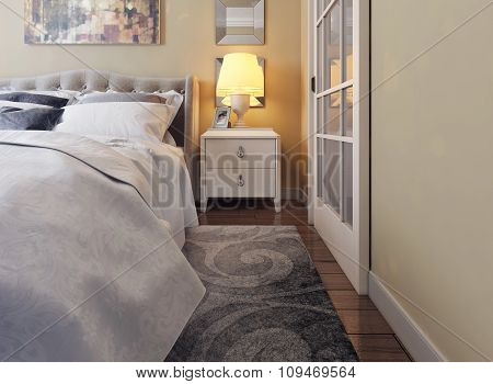 Bedroom In Neoclassicism Style