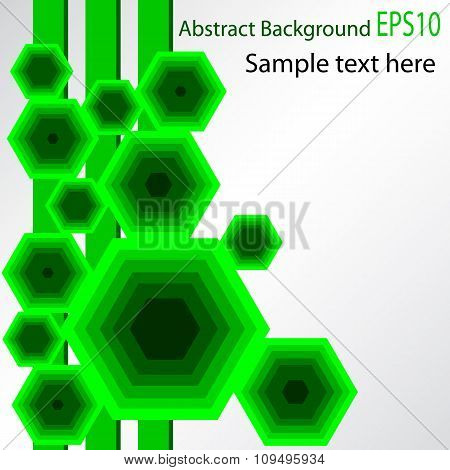 Abstract green vector background