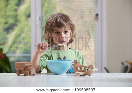 Little Boy Eating