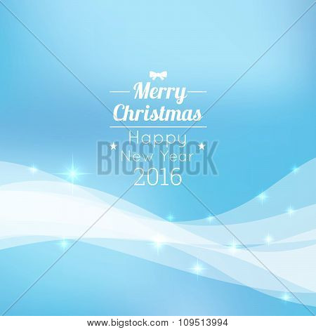 Gentle winter abstract background