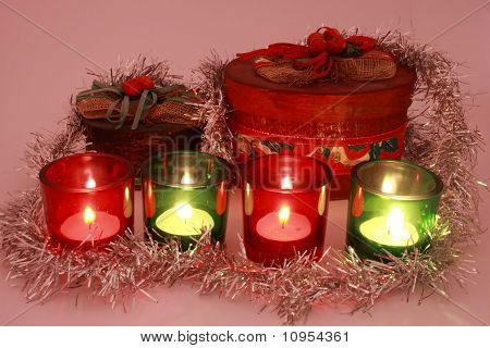 Традиционный старомодный Рождество Подарочные коробки