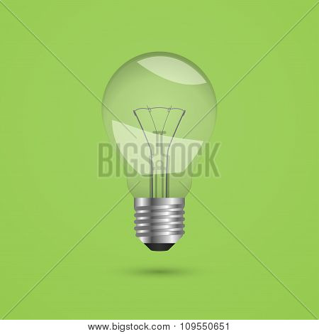 Light bulb. Vector