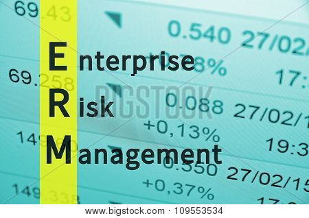 Enterprise risk management