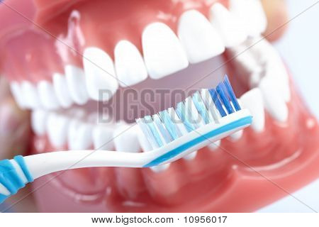 Dental malli ja Teethbrush