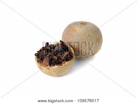 Monkey Fruit, Curd Fruit, Elephant Apple On White Background