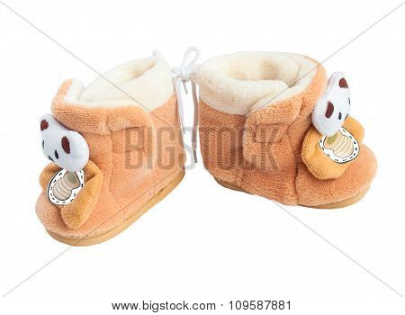 Two Children's Soft Boot With Bears