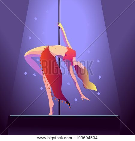 Dancer On Pole