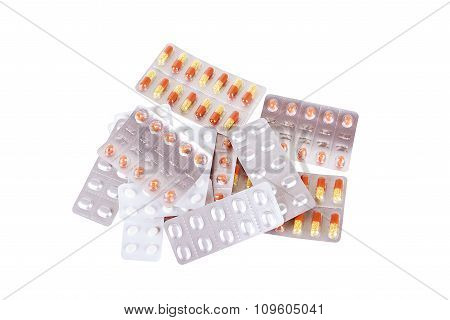 Medicines Isolated On White