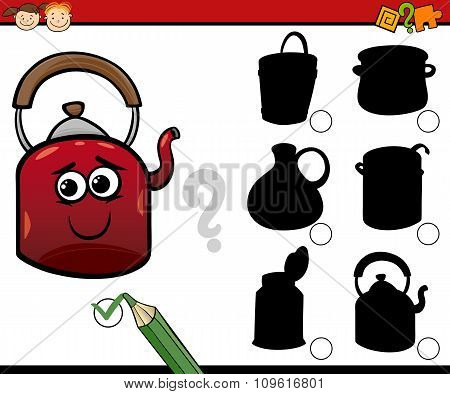 Shadows Task Cartoon For Kids