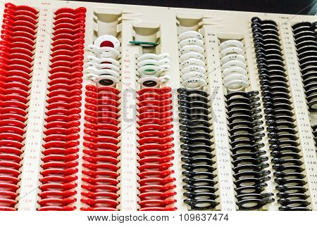 Spectacles Used For Eyesight Tests.