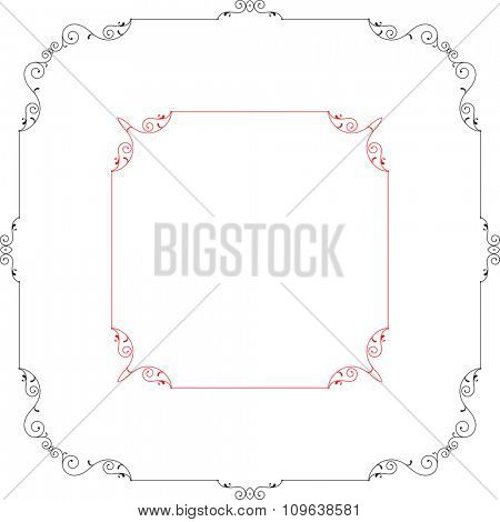 Frame Border Design Vector Art